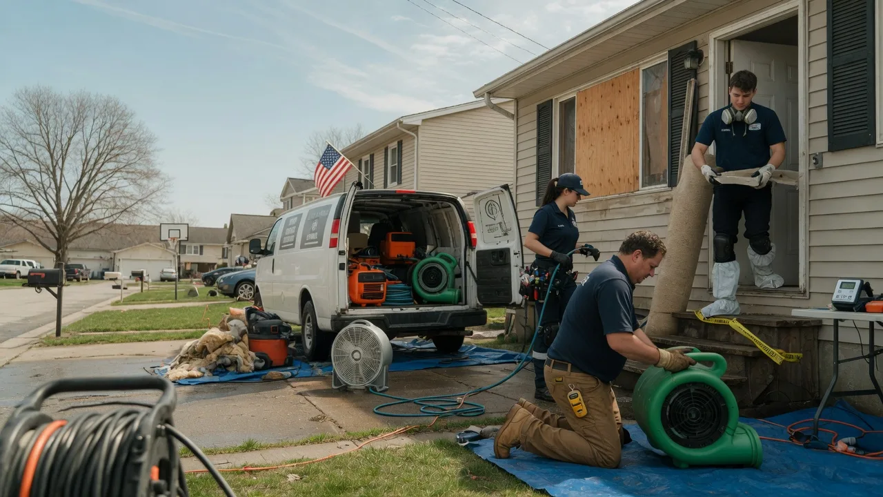 Water Damage Restoration in Fredericksburg, IA near me